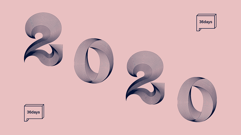 36 Days of Type 2020 Quarantype Numbers. 0