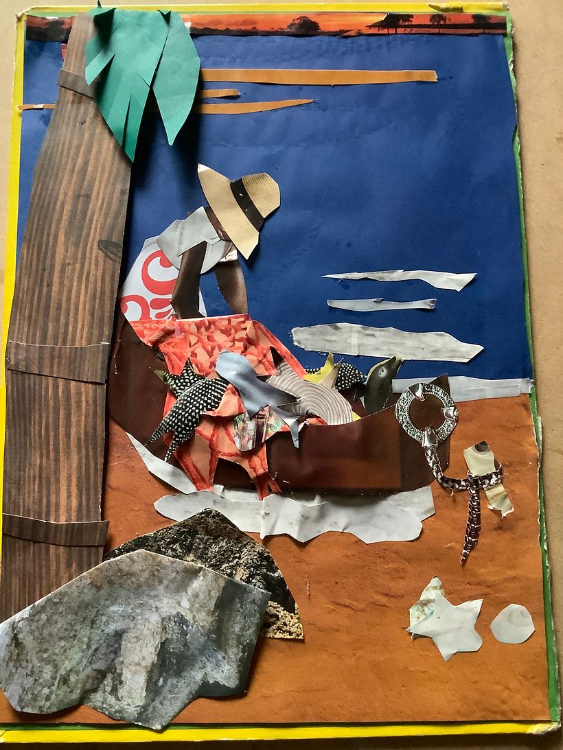 pescadoraMi Proyecto del curso: Ilustración de historias con papel 1