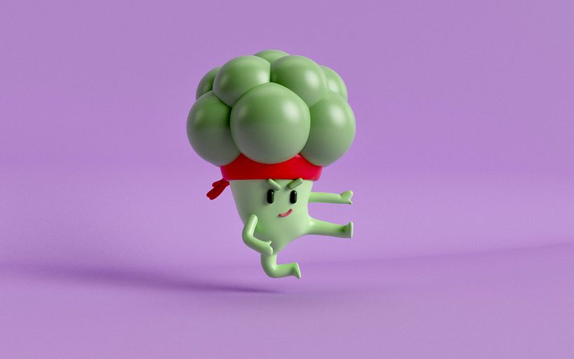 Broco Lee, my first project using Cinema 4D.