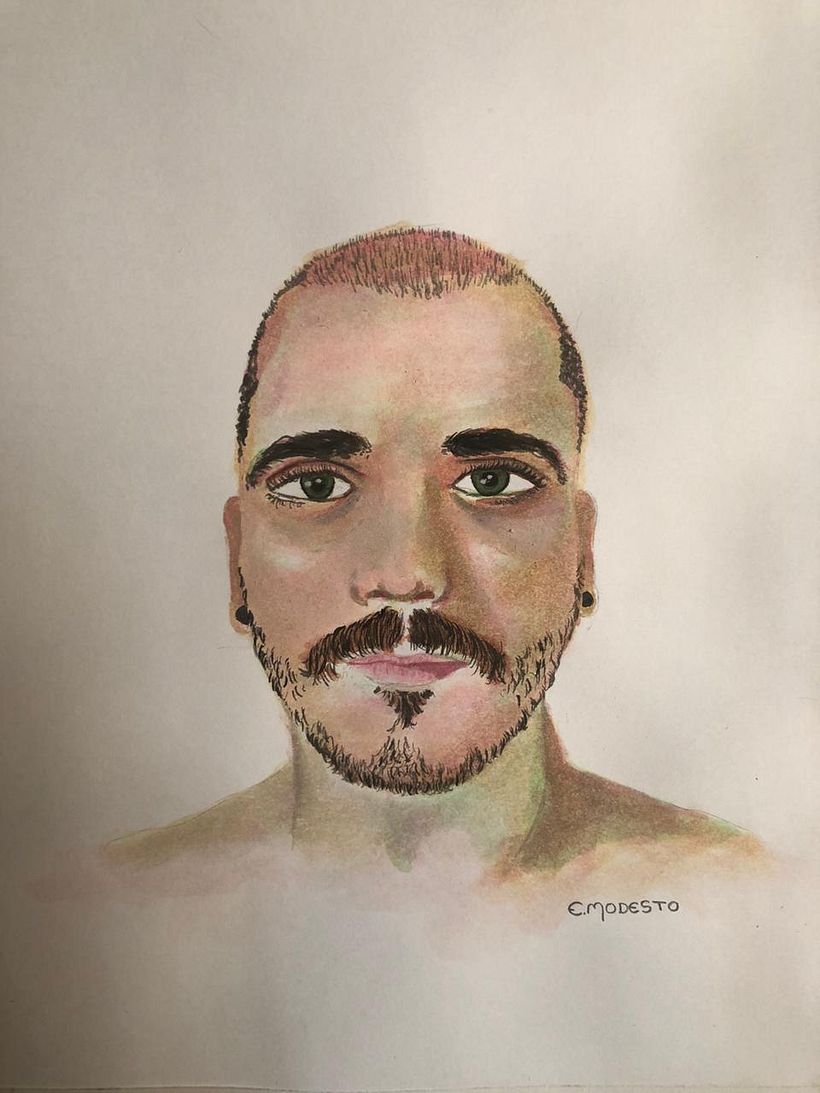 Meu projeto do curso: Retrato artístico em aquarela 0