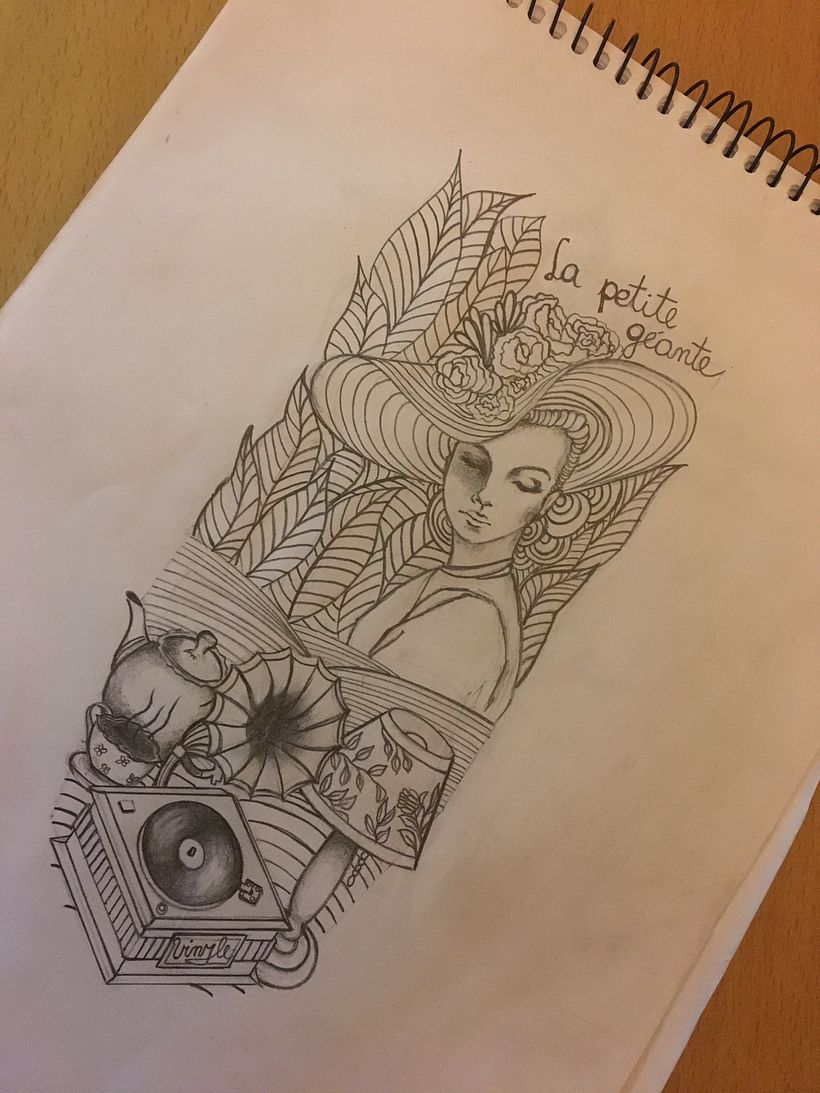 Ilustración en grafito