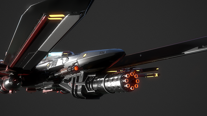 Mi Proyecto del curso: Diseño y modelado de una nave sci-fi en 3D 4