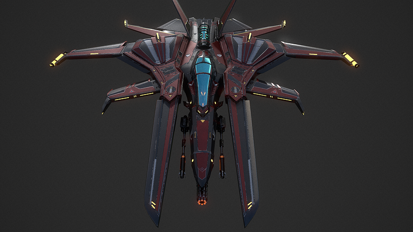 Mi Proyecto del curso: Diseño y modelado de una nave sci-fi en 3D 5