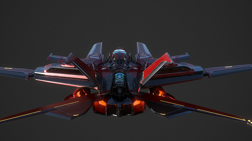 Mi Proyecto del curso: Diseño y modelado de una nave sci-fi en 3D 6