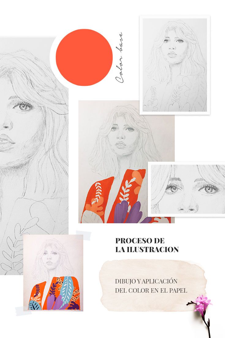 Mi Proyecto del curso: Retrato con lápiz, técnicas de color y Photoshop 2
