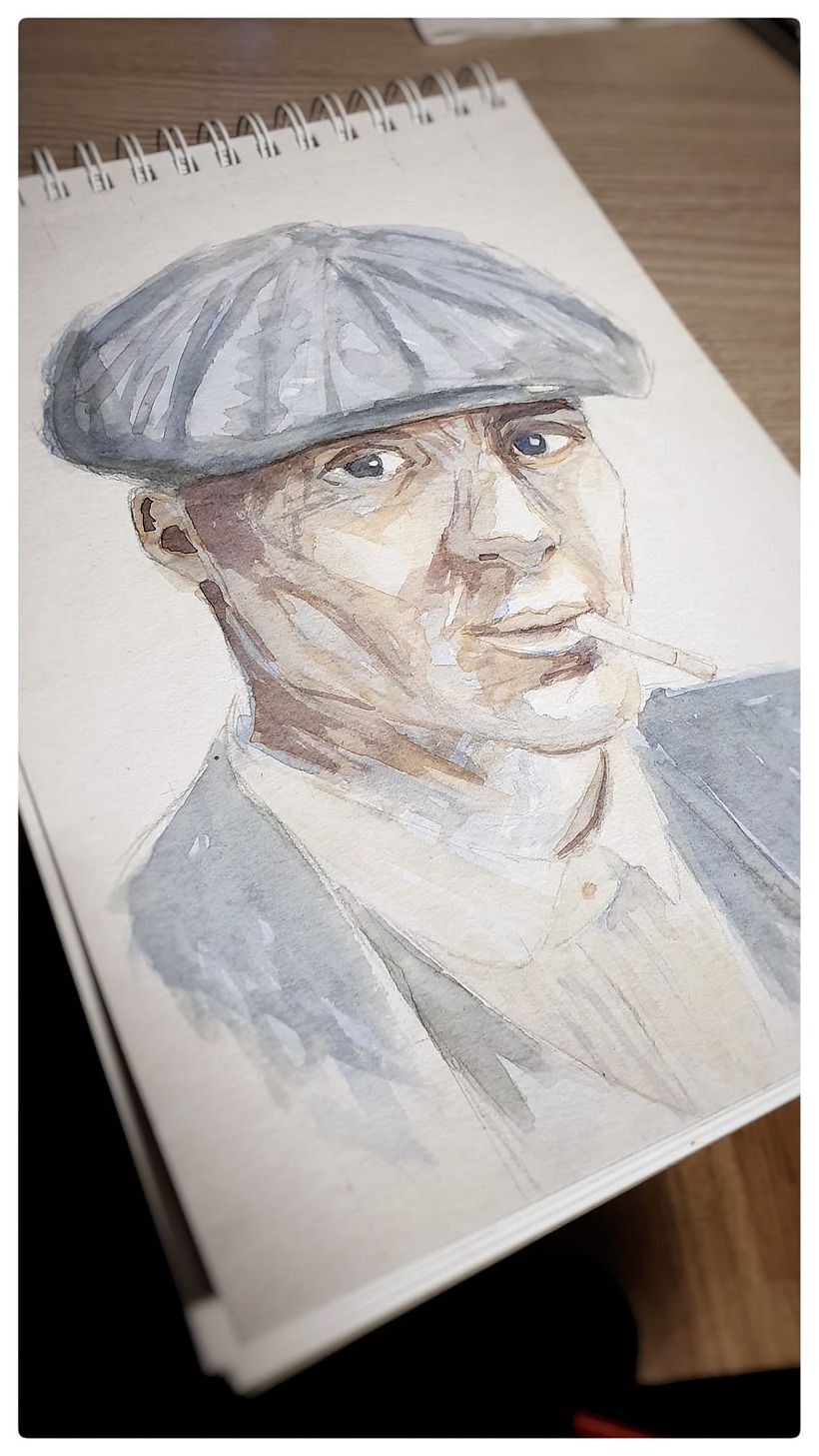 Retrato Artístico Acuarela. Pablo Rosales 0