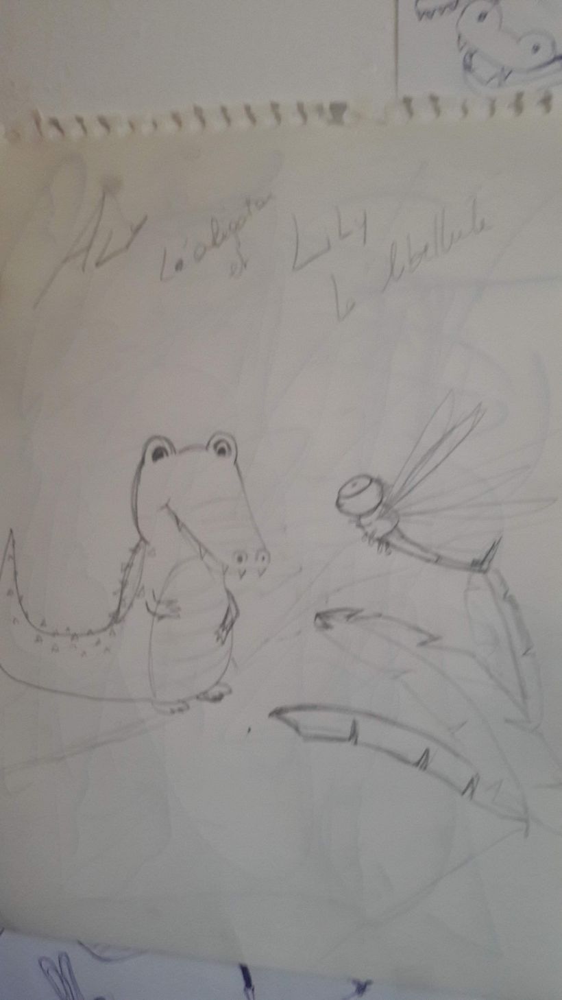 Lily the dragonfly and Ally the Alligator -1