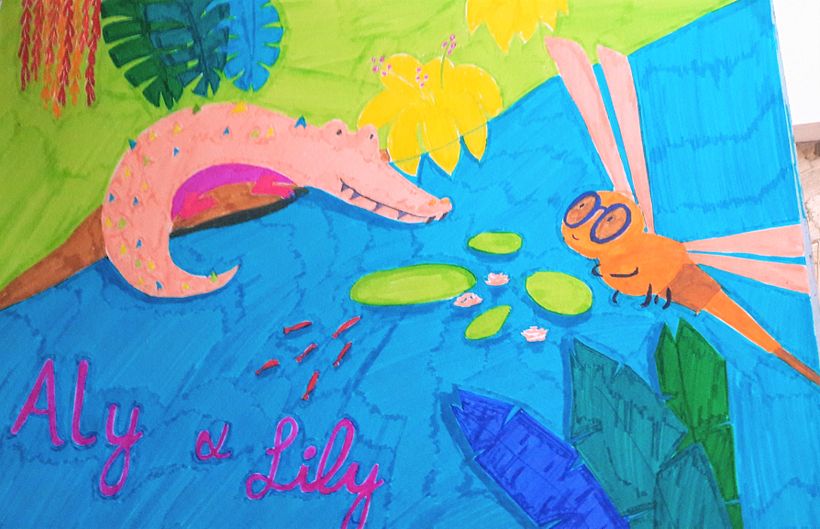 Lily the dragonfly and Ally the Alligator 7