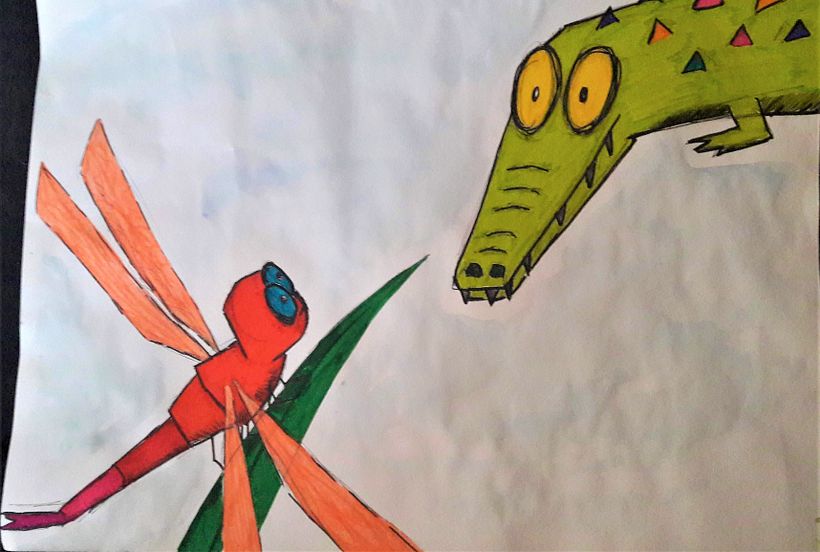 Lily the dragonfly and Ally the Alligator 8