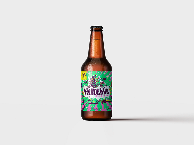 ETIQUETA IPANDEMIA CERVEZA ARTESANAL 5