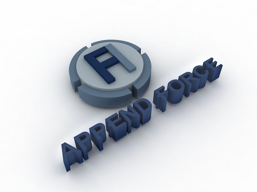 Append Force - Marca 3D 2