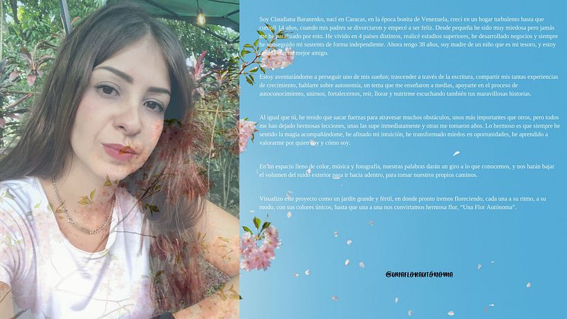 Una Flor Autónoma, por Claudiana Baranenko 0