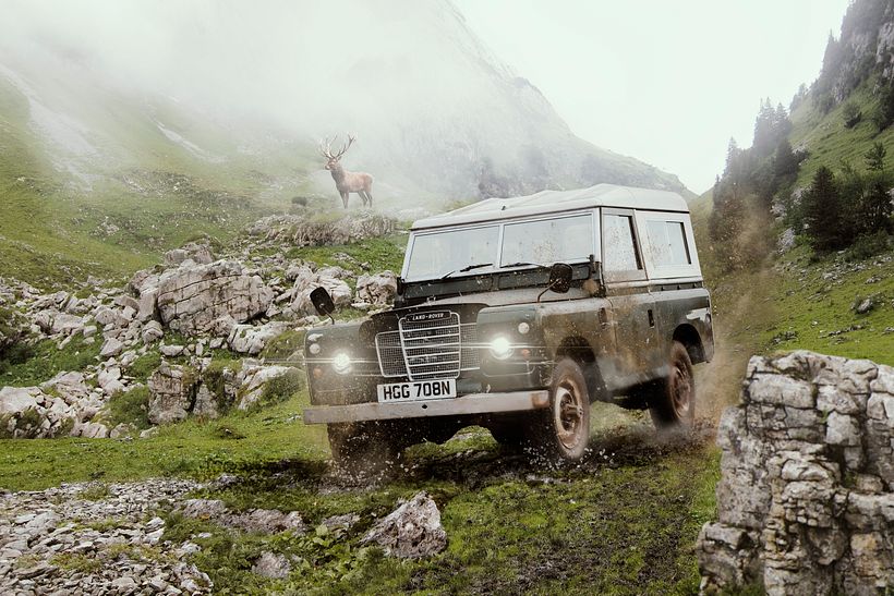 Vintage 4x4 Escape a la montaña 0