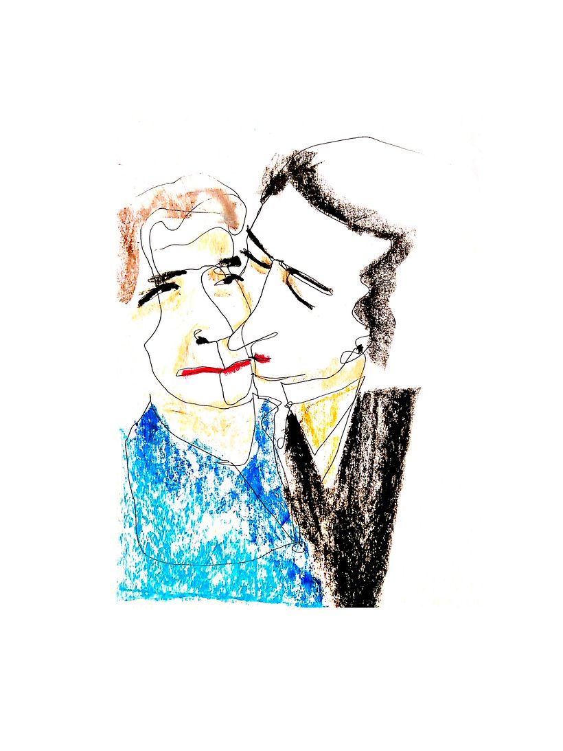 El beso.