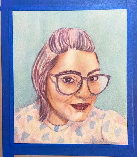Mi Proyecto del curso: Retrato artístico en acuarela-Jerome Jess -1