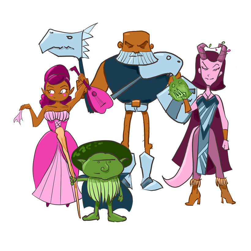 Fabrica de Caracteres: Dungeons and Dragons Party -1