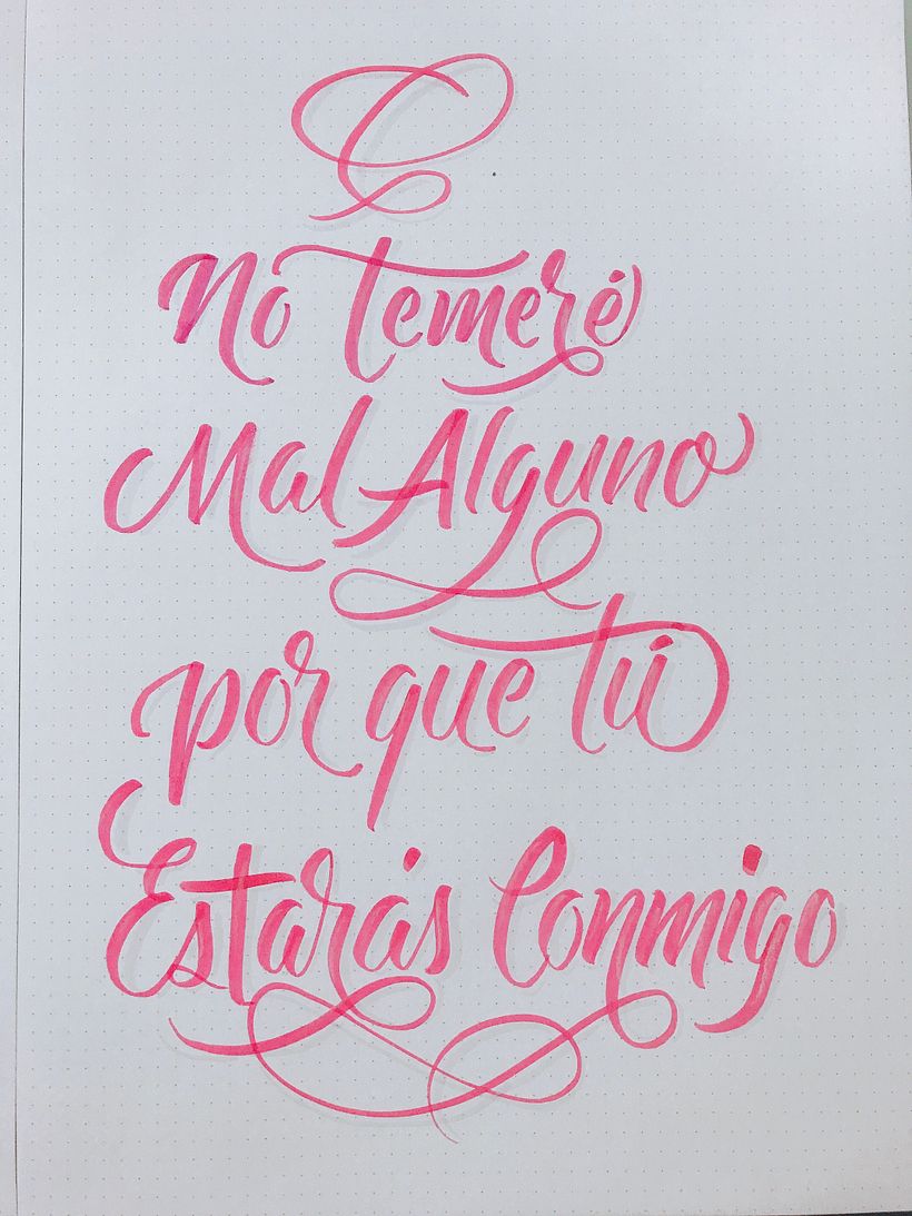 Mi Proyecto del curso: Principios de la caligrafía con brush pen 0