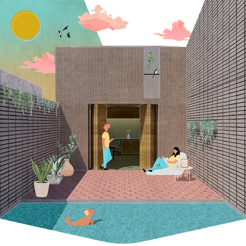 Mi Proyecto del curso: Representación gráfica de proyectos arquitectónicos 0