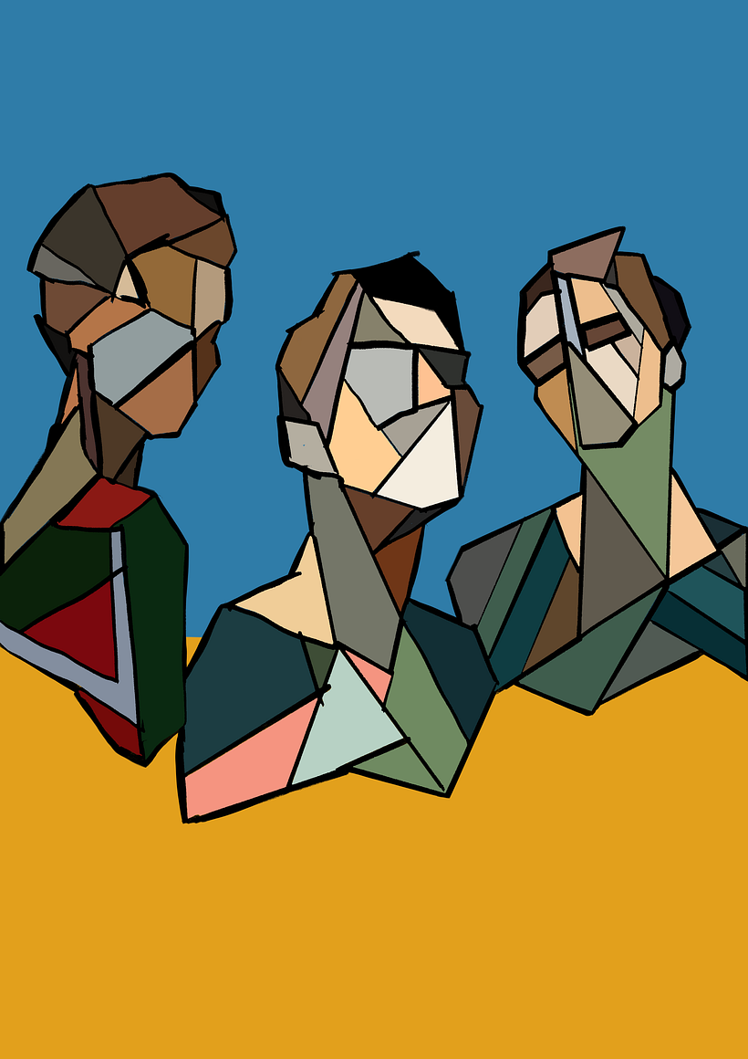 Ilustración sobre collages con Procreate  2