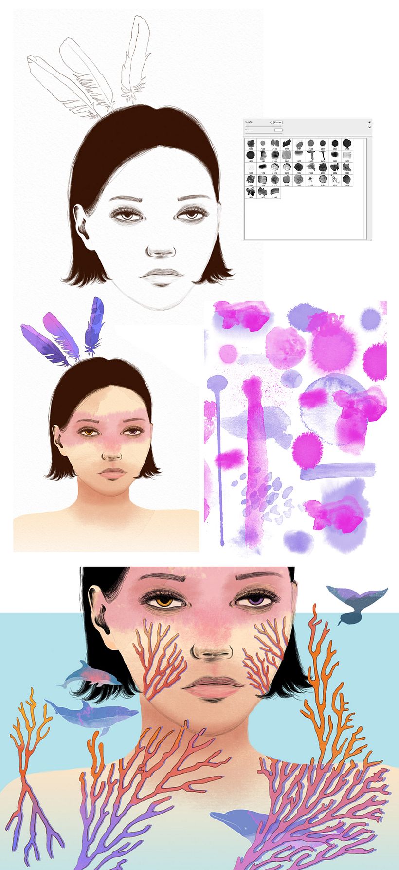 Mi Proyecto del curso: Técnicas de ilustración con acuarela digital 0