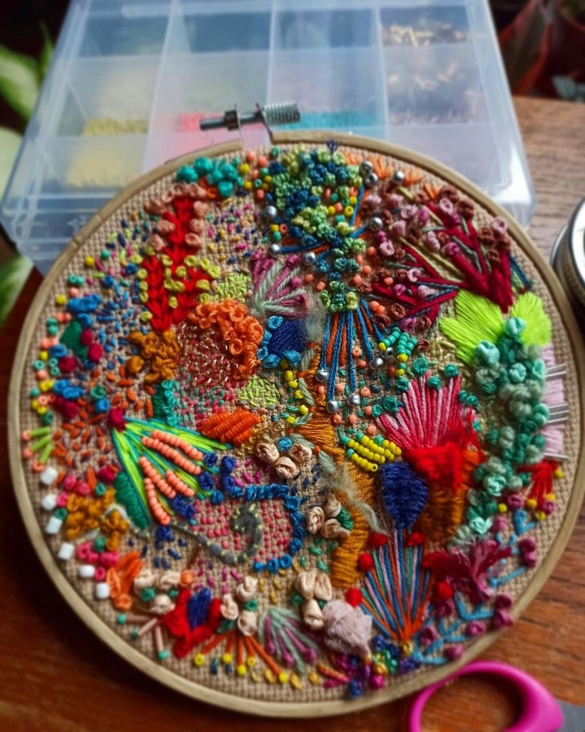 Mi Proyecto del curso: Bordado y personalización de accesorios @m.peperina 0