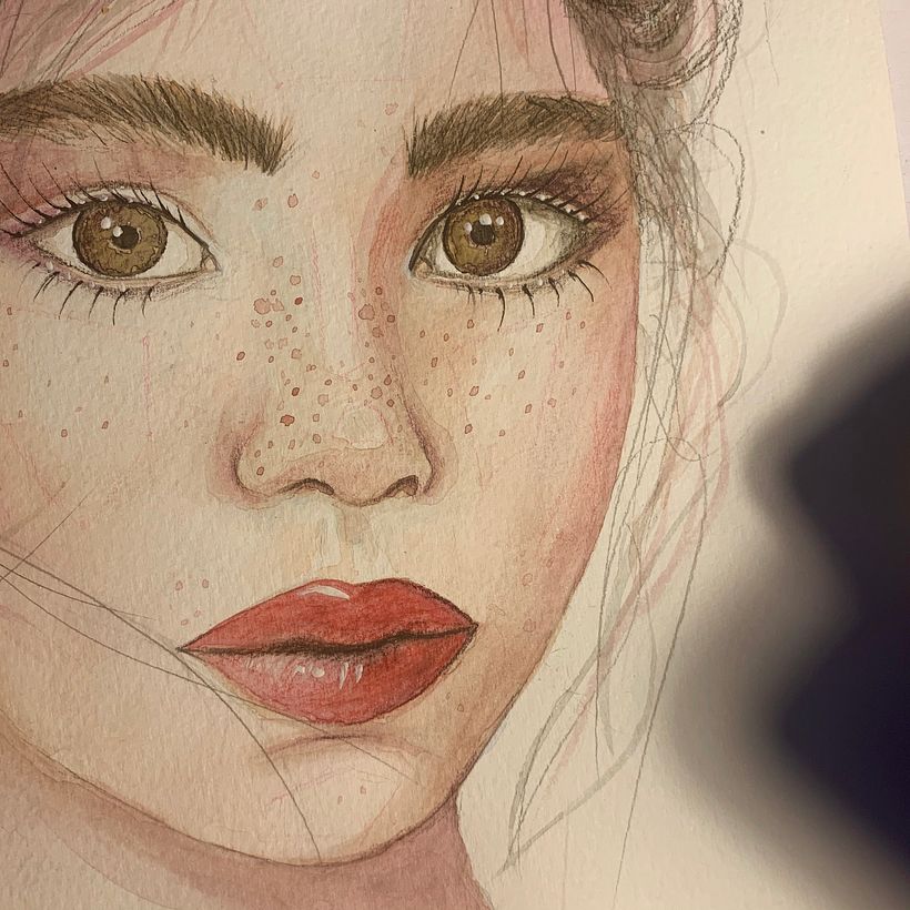 Watercolor portrait 1
