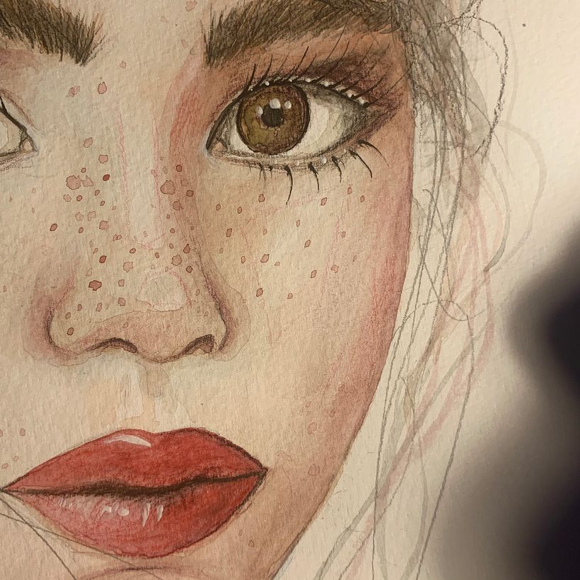 Watercolor portrait 2