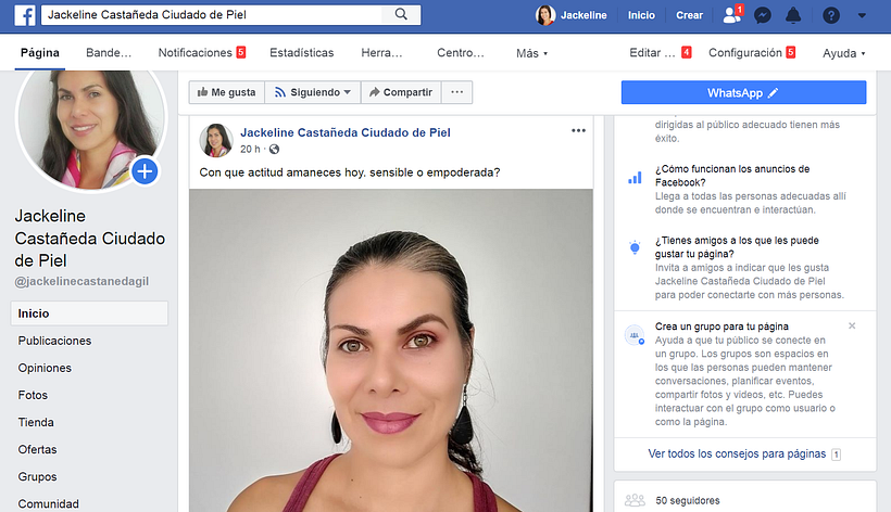 Jackeline Castañeda Gil Cuidado de Piel 0