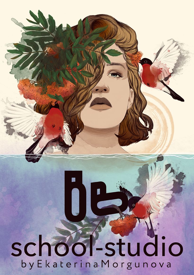 My project in Illustration Techniques with Digital Watercolor course -1