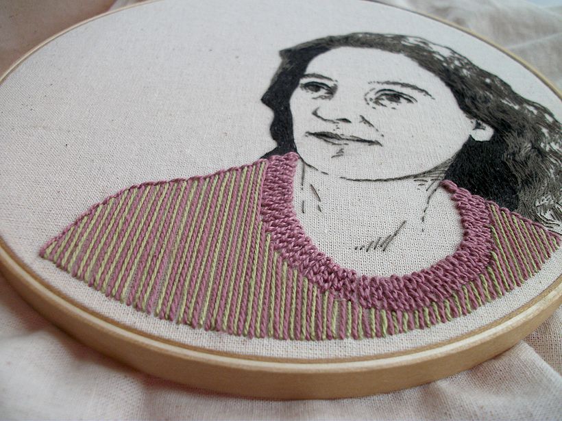 Mi Proyecto del curso: Creación de retratos bordados 0