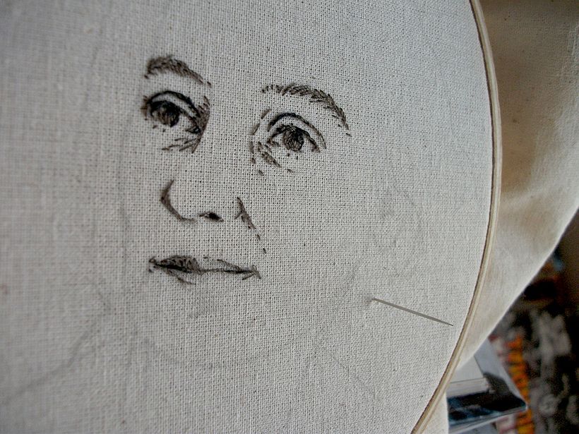 Mi Proyecto del curso: Creación de retratos bordados 3
