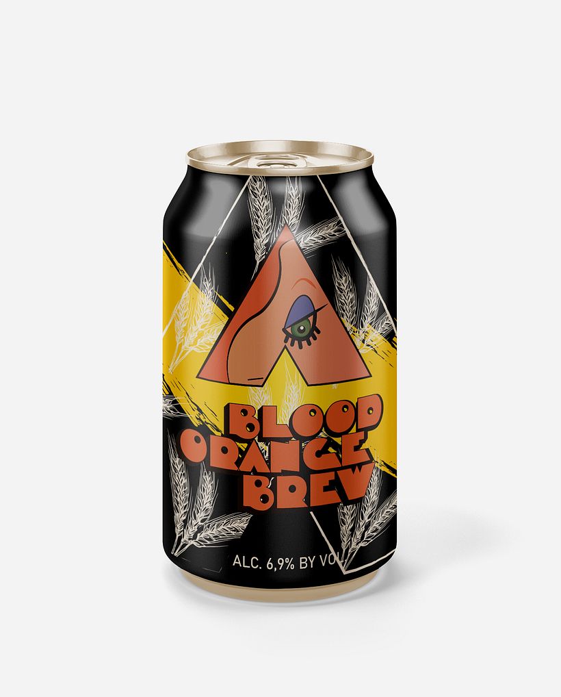 Etiqueta lata de cerveza  0