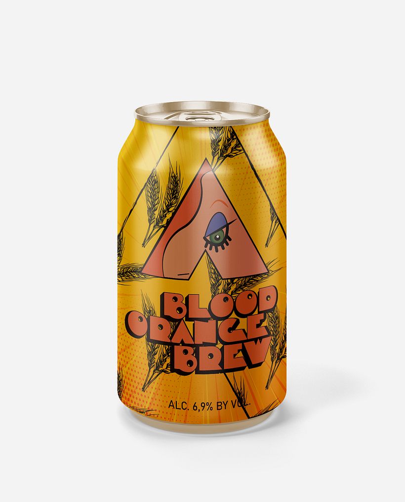 Etiqueta lata de cerveza  1