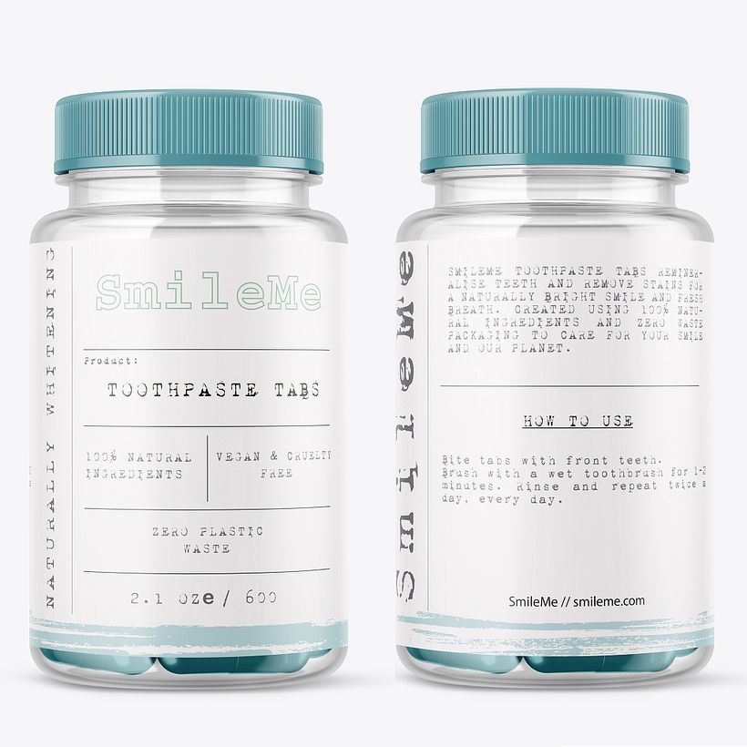 Etiqueta producto dental 0