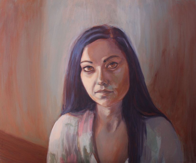 Retrato a óleo