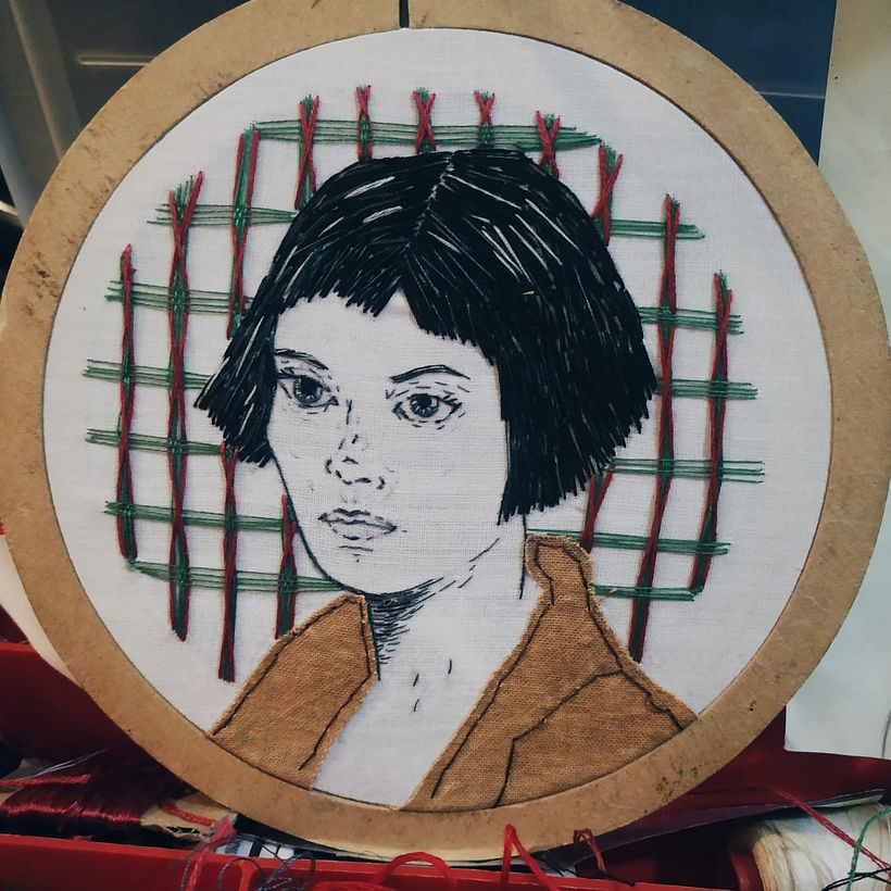 Mi Proyecto del curso: Creación de retratos bordados 3