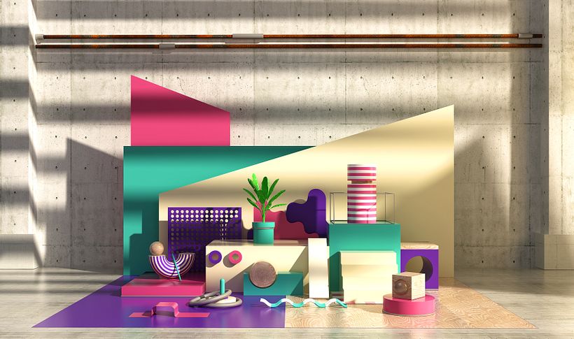Mi Proyecto del curso: Composiciones abstractas con Cinema 4D 0
