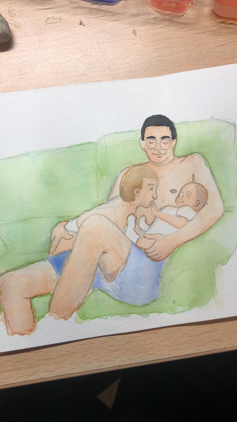 Acuarelas (progreso) 7