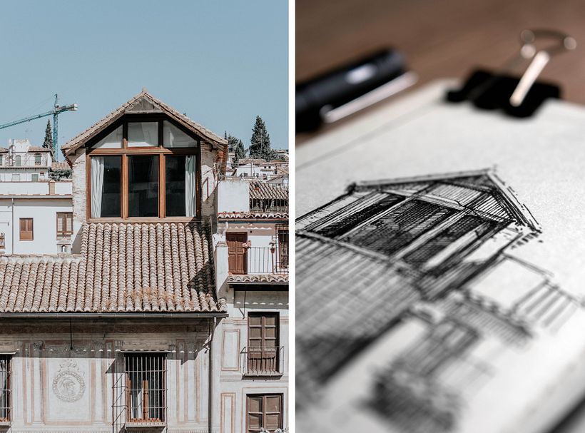 Casa en el barrio del Albaicín, Granada.