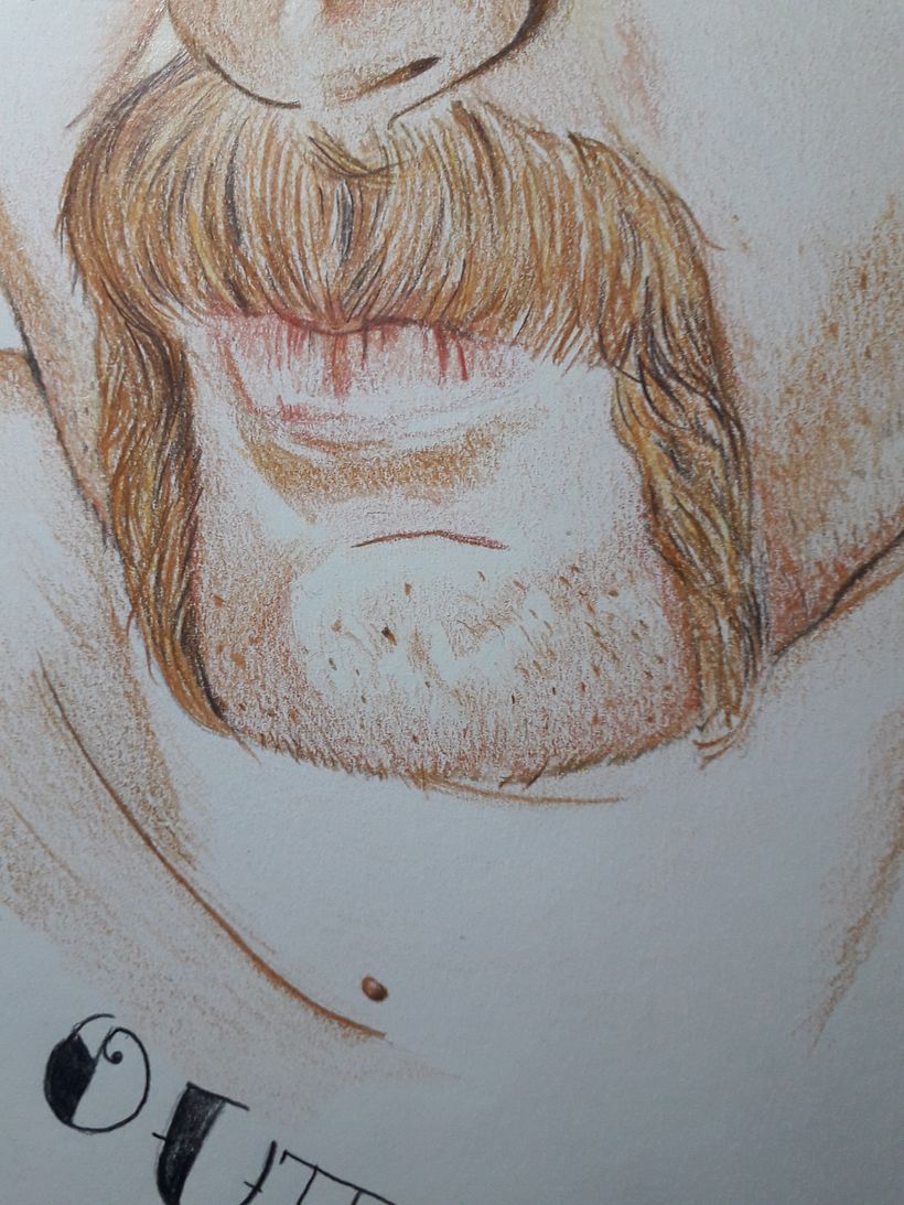 Mi Proyecto del curso:  Retrato realista con lápices de colores 2