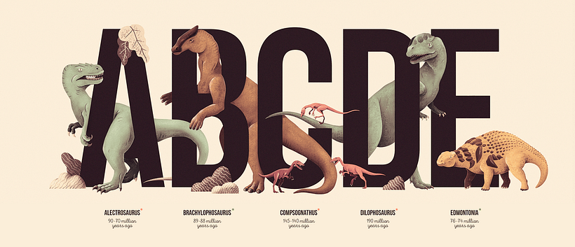 The Lost Dinosaur Alphabet 1