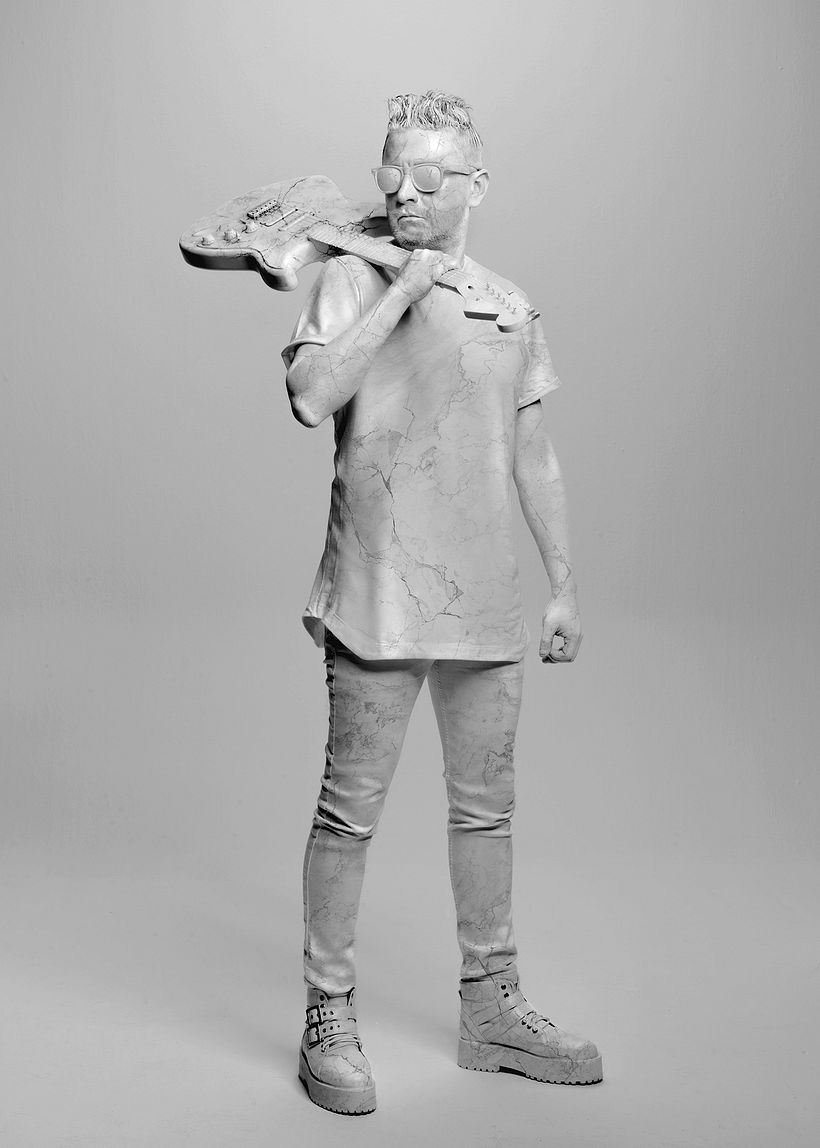 Foto's voor het nieuwe album "Soldados" van Alex Campos 0