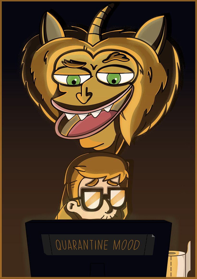 Esta es mi ilustración de la serie Big Mouth