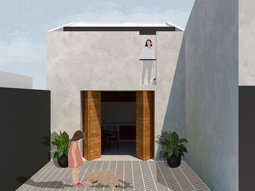 Mi Proyecto del curso: Representación gráfica de proyectos arquitectónicos 0