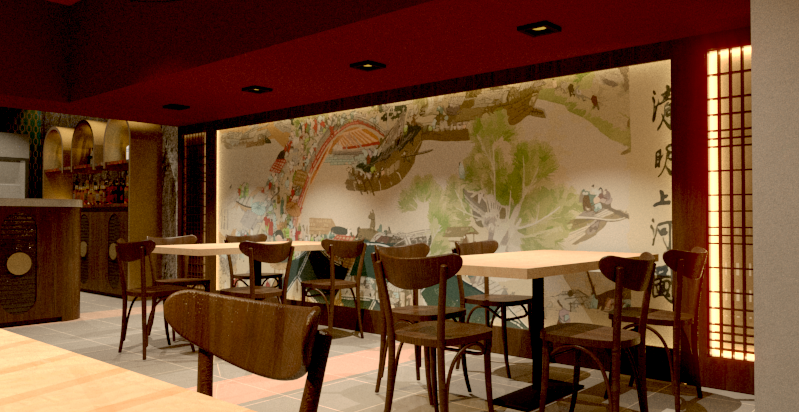 RESTAURANTE CHINO, Barrio Chino SD. - Interior Design