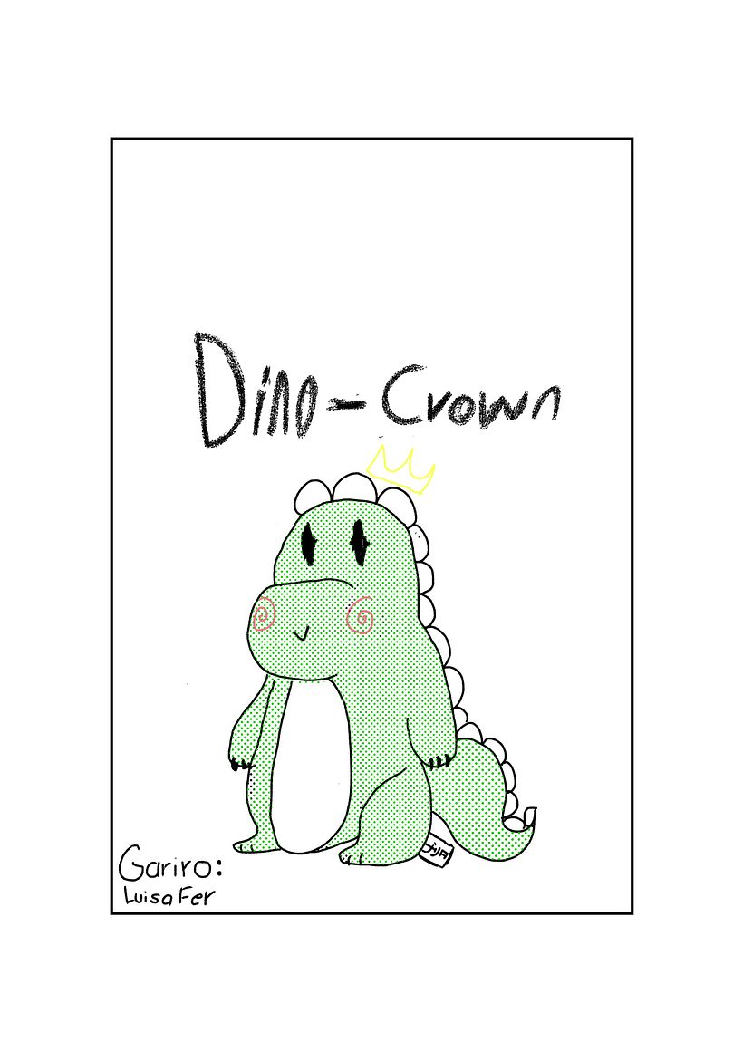 Mi Proyecto del curso: Creación de cómics con Manga Studio (Clip Studio Paint) dino crown by gariro    n -1