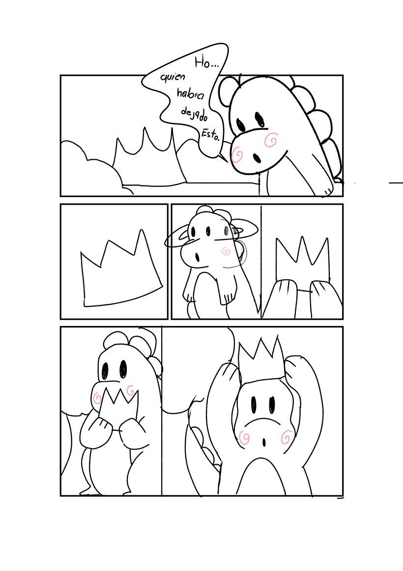 Mi Proyecto del curso: Creación de cómics con Manga Studio (Clip Studio Paint) dino crown by gariro    n 1