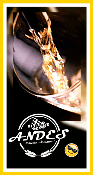 CERVEZA ARTESANAL ANDES : utilice todo suite adobe, Corel draw que les parece 2