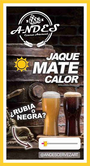 CERVEZA ARTESANAL ANDES : utilice todo suite adobe, Corel draw que les parece 3