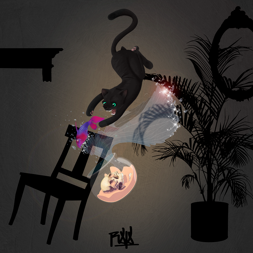 I drawed this one on 2014 and today I felt the impulse of reintrepetate it.